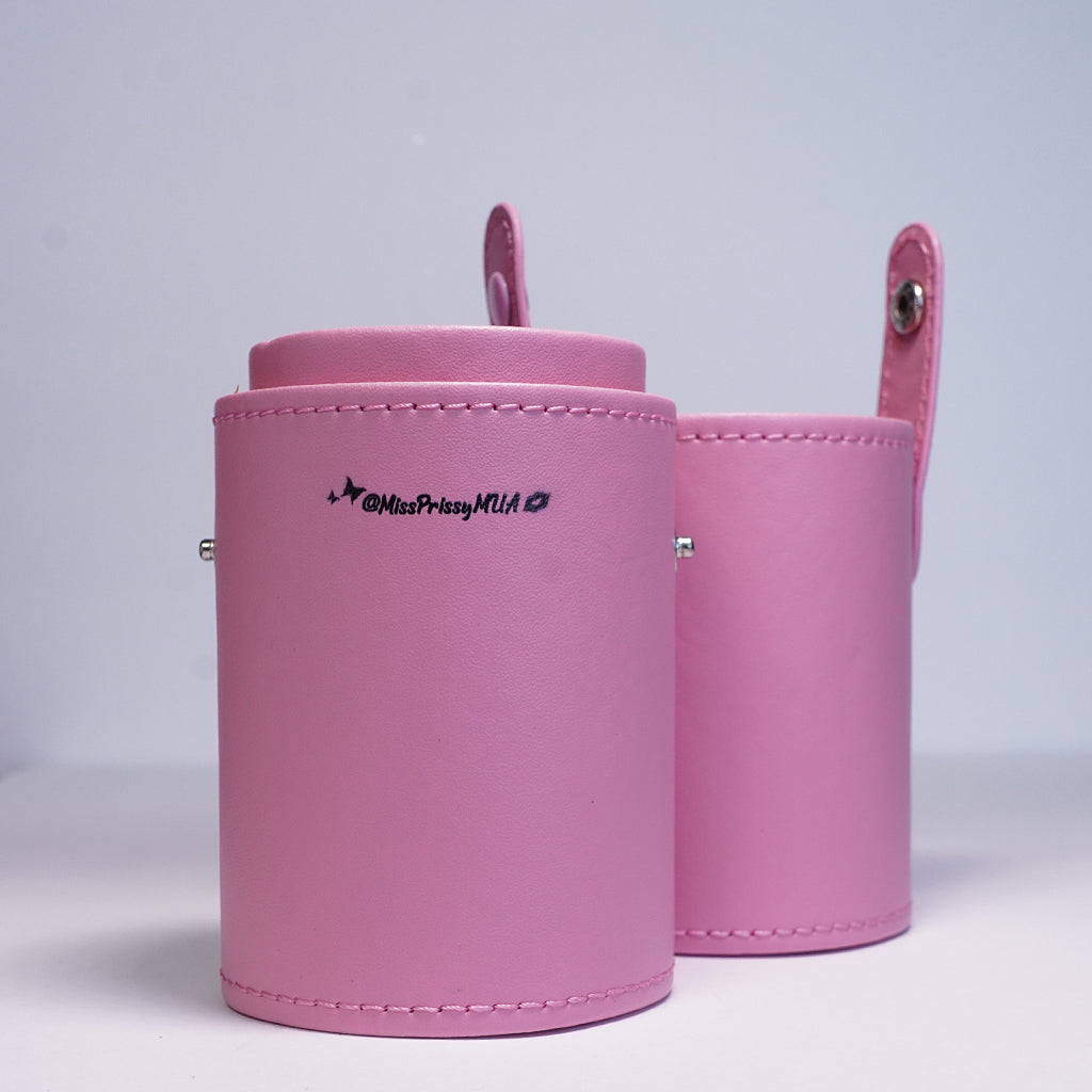 PINK Small Brush Holder Tube