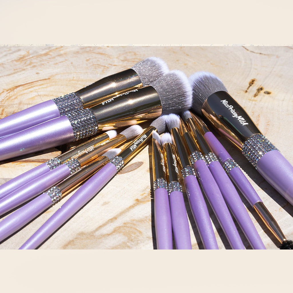 LAVENDER DIAMOND 14 pc Brush Set
