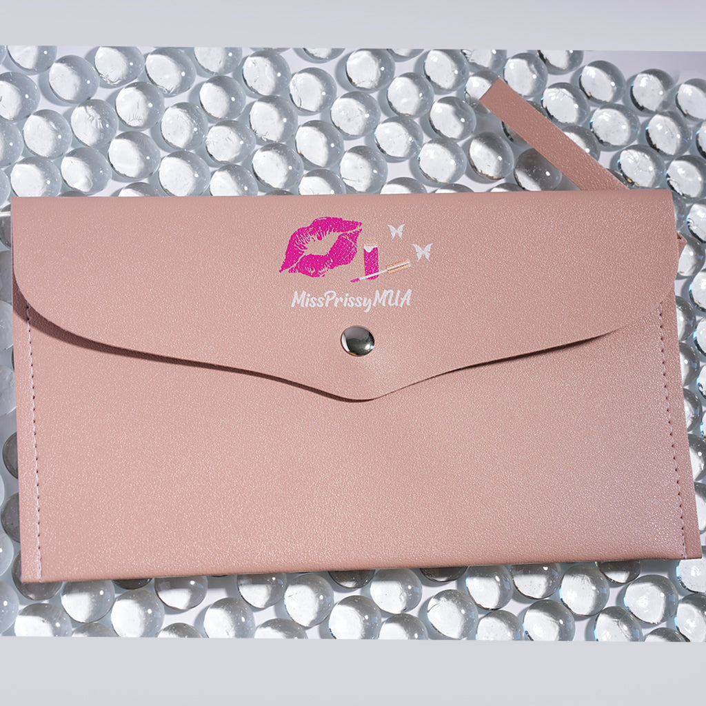 PINK CENTER LOGO Makeup Pouch