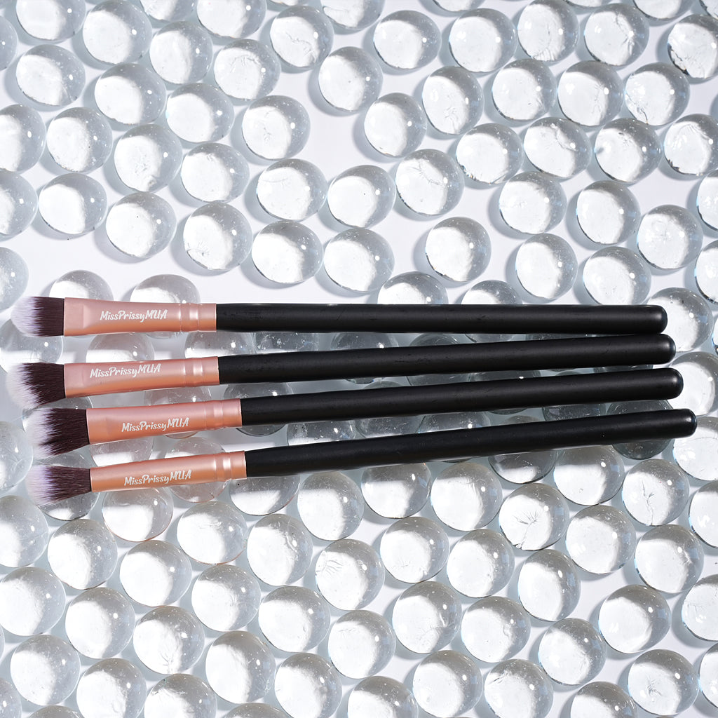 BLACK & ROSE GOLD 15 pc City Girl Brush Set