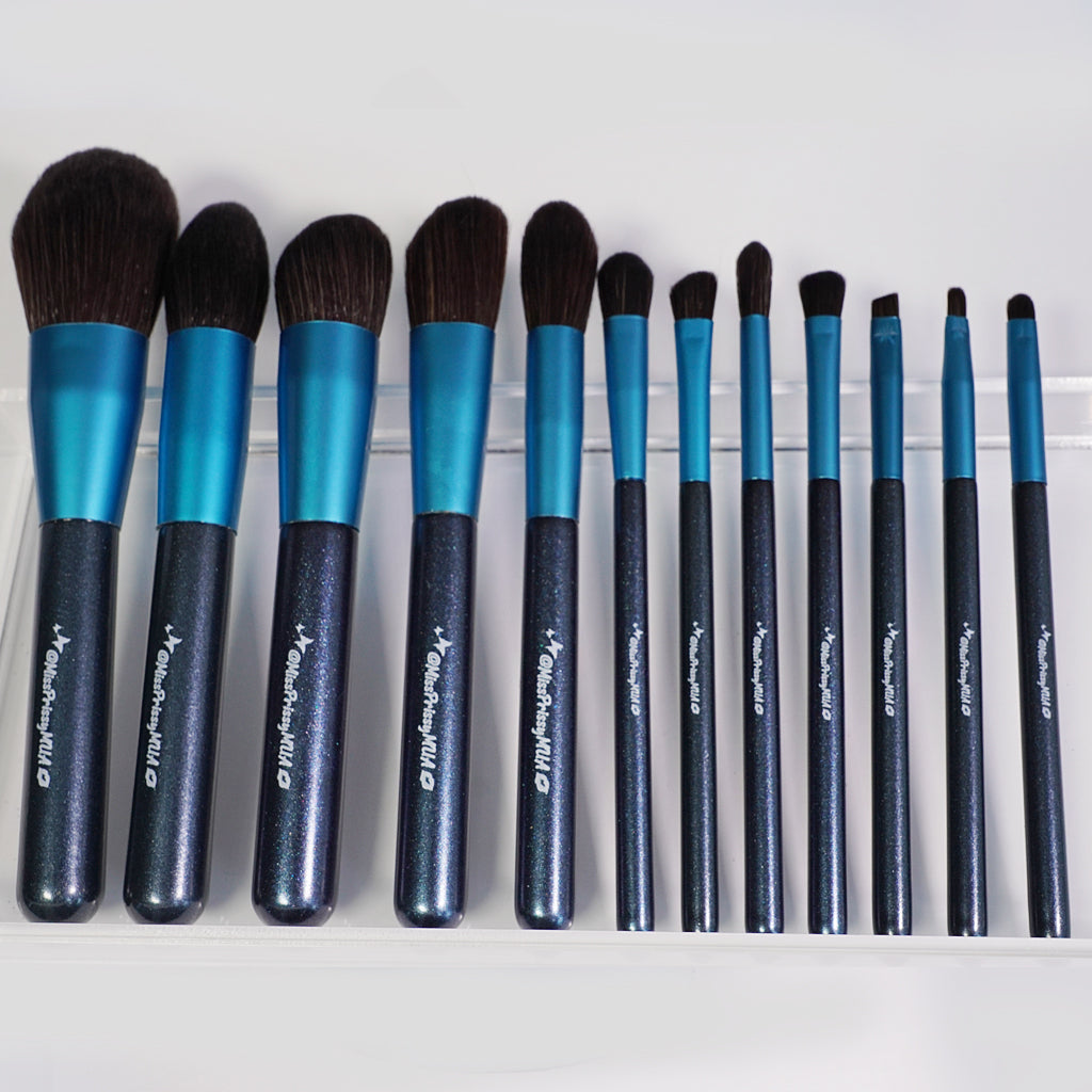 COBALT BLUE 12 pc Industrial Brush Set