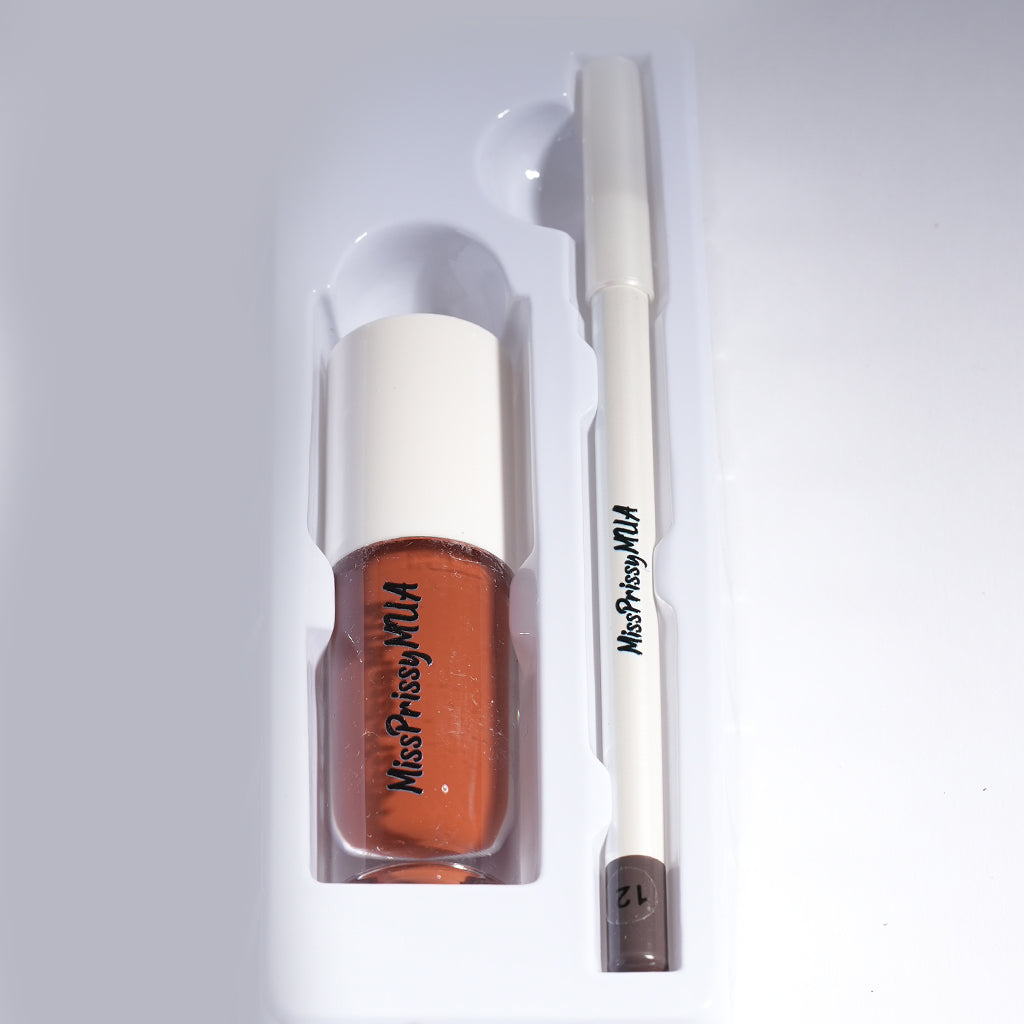 #12 - Matte Lip Kit (Liquid Lipstick/Lip Liner)